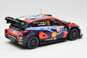 Hyundai i20 N Rally1 WRC #11 T. Neuville / M. Wydaeghe Central European Rally Winner 2023 IXO 1:18 18RMC193 Metāls — attēls 2 no 6