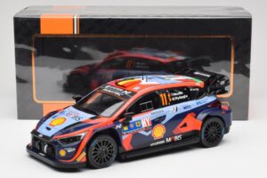 Hyundai i20 N Rally1 WRC #11 T. Neuville / M. Wydaeghe Central European Rally Winner 2023 IXO 1:18 18RMC193 Metāls — attēls 6 no 6