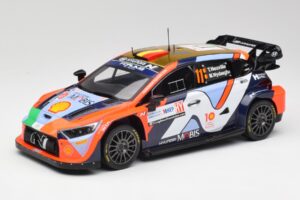Hyundai i20 N Rally1 #11 T. Neuville / M. Wydaeghe Rally Croatia 2024 IXO 1:18 18RMC203 Metāls