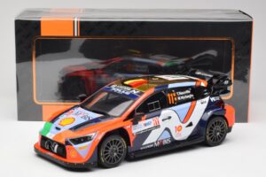 Hyundai i20 N Rally1 #11 T. Neuville / M. Wydaeghe Rally Croatia 2024 IXO 1:18 18RMC203 Metāls — attēls 6 no 6