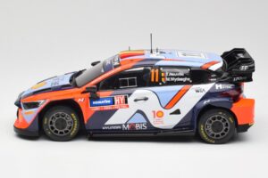 Hyundai i20 N Rally1 #11 T. Neuville / M. Wydaeghe Rally Sweden 2024 IXO 1:18 18RMC201 Metāls — attēls 3 no 6