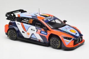 Hyundai i20 N Rally1 #11 T. Neuville / M. Wydaeghe Rally Sweden 2024 IXO 1:18 18RMC201 Metāls — attēls 4 no 6