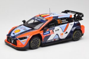 Hyundai i20 N Rally1 #11 T. Neuville / M. Wydaeghe Rally Sweden 2024 IXO 1:18 18RMC201 Metāls