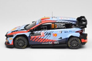 Hyundai i20 N Rally1 WRC #11 T. Neuville / M. Wydaeghe Rally Monte Carlo Winner 2024 IXO 1:18 18RMC194 Metāls — attēls 3 no 6