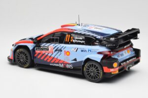 Hyundai i20 N Rally1 WRC #11 T. Neuville / M. Wydaeghe Rally Monte Carlo Winner 2024 IXO 1:18 18RMC194 Metāls — attēls 5 no 6
