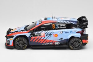 Hyundai i20 N Rally1 WRC #8 O. Tänak / M. Järveoja Rally Monte Carlo Night Version 2024 IXO 1:18 18RMC195 Metāls — attēls 3 no 6