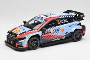 Hyundai i20 N Rally1 WRC #8 O. Tänak / M. Järveoja Rally Monte Carlo Night Version 2024 IXO 1:18 18RMC195 Metāls