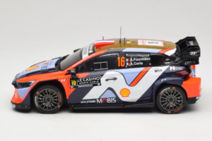 Hyundai i20 N WRC #16 A. Fourmaux / A. Coria Rally Monte Carlo 2025 IXO 1:18 18RMC230A Metāls — attēls 3 no 6