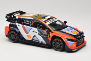 Hyundai i20 N WRC #16 A. Fourmaux / A. Coria Rally Monte Carlo Night Version 2025 IXO 1:18 18RMC230B Metāls — attēls 4 no 6