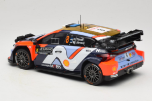 Hyundai i20 N WRC #16 A. Fourmaux / A. Coria Rally Monte Carlo Night Version 2025 IXO 1:18 18RMC230B Metāls — attēls 5 no 6