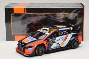 Hyundai i20 N WRC #16 A. Fourmaux / A. Coria Rally Monte Carlo Night Version 2025 IXO 1:18 18RMC230B Metāls — attēls 6 no 6