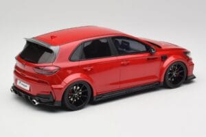 Hyundai i30 N PD Prior Design Engine Sarkans Otto 1:18 OT1112 Sveķi — attēls 2 no 6