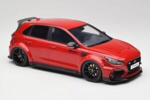 Hyundai i30 N PD Prior Design Engine Sarkans Otto 1:18 OT1112 Sveķi — attēls 4 no 6