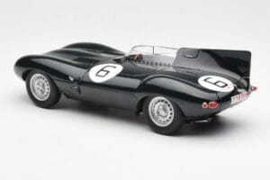 Jaguar D-Type #6 M. Hawthorn / I. Bueb Team Jaguar Cars Ltd 24 Hours of Le Mans 1955 AUTOart 1:18 85586 Metāls — attēls 5 no 6