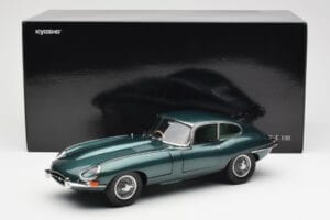Jaguar E-Type 3.8 Series 1 Tumši Zaļš Kyosho 1:18 08954DG Metāls — attēls 8 no 8