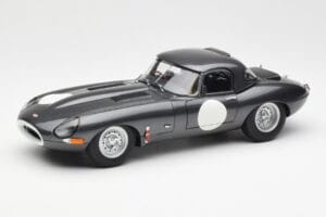 Jaguar E-Type Series 1 Coupe Lightweight Tumši Pelēks AUTOart 1:18 73647 Metāls