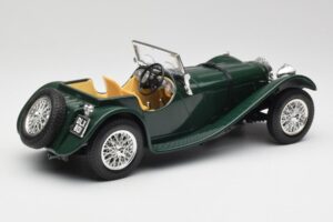 Jaguar SS 100 Roadster Zaļš Bburago 1:18 3006 Metāls — attēls 3 no 8
