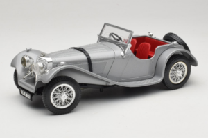 Jaguar SS100 Sudrabs Bburago 1:18 3006-M2 Metāls