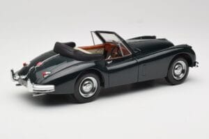 Jaguar XK140 Drophead Coupe Melns Sun Star 1:18 2802 Metāls — attēls 3 no 8