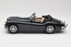 Jaguar XK140 Drophead Coupe Melns Sun Star 1:18 2802 Metāls — attēls 4 no 8