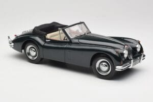 Jaguar XK140 Drophead Coupe Melns Sun Star 1:18 2802 Metāls — attēls 6 no 8