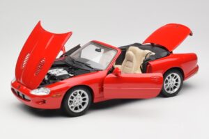Jaguar XKR X100 Sarkans Maisto 1:18 50330 Metāls — attēls 2 no 8