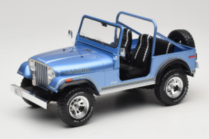 Jeep CJ-7 Laredo Zils MCG 1:18 MCG18553 Metāls