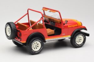 Jeep CJ-7 Renegade Sarkans MCG 1:18 MCG18110 Metāls — attēls 2 no 6