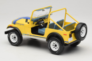 Jeep CJ-7 Renegade Dzeltens MCG 1:18 MCG18552 Metāls — attēls 5 no 6