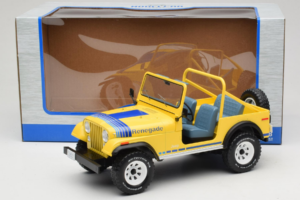 Jeep CJ-7 Renegade Dzeltens MCG 1:18 MCG18552 Metāls — attēls 6 no 6