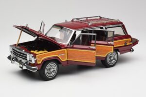 Jeep Grand Wagoneer Classic Sarkans AUTOart 1:18 74002 Metāls — attēls 2 no 8