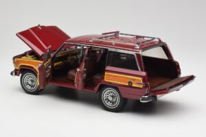 Jeep Grand Wagoneer Classic Sarkans AUTOart 1:18 74002 Metāls — attēls 5 no 8
