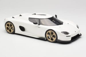 Koenigsegg CC850 Crystal White GT Spirit 1:18 GT903 Sveķi — attēls 4 no 6