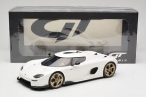 Koenigsegg CC850 Crystal White GT Spirit 1:18 GT903 Sveķi — attēls 6 no 6