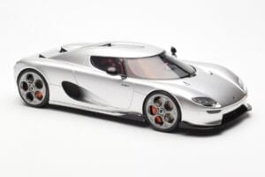 Koenigsegg CC850 Moon Silver GT Spirit 1:18 GT452 Sveķi — attēls 4 no 6