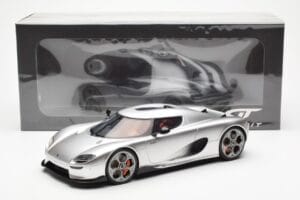 Koenigsegg CC850 Moon Silver GT Spirit 1:18 GT452 Sveķi — attēls 6 no 6