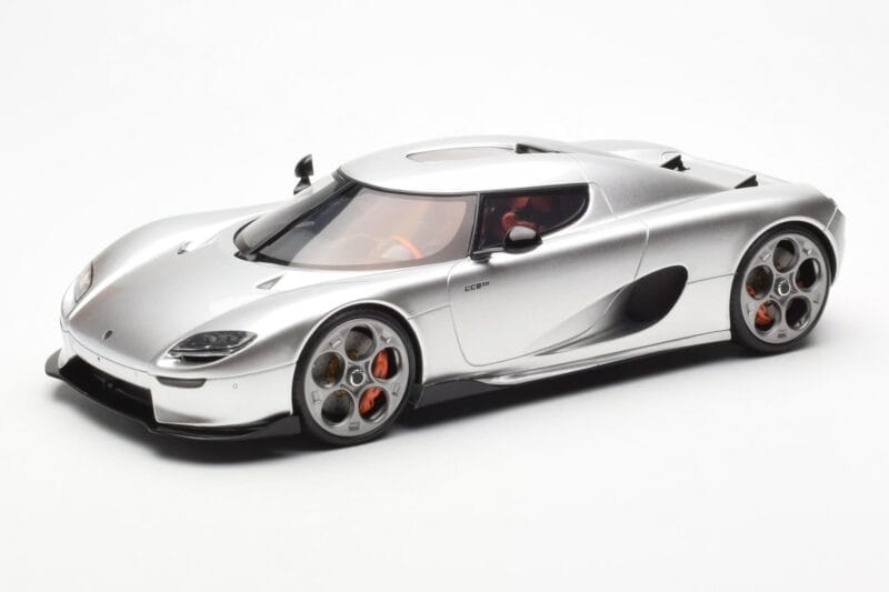 Koenigsegg CC850 Moon Silver GT Spirit 1:18 GT452 Sveķi