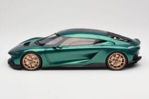 Koenigsegg Gemera Racing Green GT Spirit 1:18 GT888 Sveķi — attēls 3 no 5