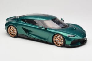 Koenigsegg Gemera Racing Green GT Spirit 1:18 GT888 Sveķi — attēls 4 no 5