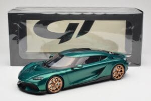 Koenigsegg Gemera Racing Green GT Spirit 1:18 GT888 Sveķi — attēls 5 no 5