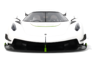 Koenigsegg Jesko Pearl White GT Spirit 1:8 GTS801301 Sveķi — attēls 4 no 5