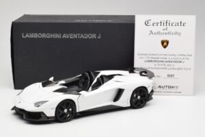 Lamborghini Aventador J Balts AUTOart 1:18 74674 Metāls — attēls 8 no 8