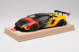 Lamborghini Aventador Liberty Walk Infinite Melns Dzeltens Timothy & Pierre 1:18 REMC035 Metāls — attēls 2 no 7