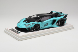 Lamborghini Aventador Liberty Walk LB-Silhouette WORKS GT Evo Piparmētru Zaļš IVY 1:18 REMC001 Sveķi — attēls 2 no 7