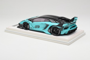 Lamborghini Aventador Liberty Walk LB-Silhouette WORKS GT Evo Piparmētru Zaļš IVY 1:18 REMC001 Sveķi — attēls 5 no 7