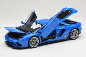 Lamborghini Aventador S LP740-4 Blue Nila AUTOart 1:18 79134 Metāls — attēls 2 no 8