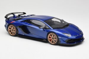 Lamborghini Aventador SVJ Zils GT Spirit 1:18 GTS18512BL Sveķi — attēls 4 no 6