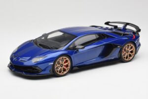 Lamborghini Aventador SVJ Zils GT Spirit 1:18 GTS18512BL Sveķi