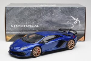Lamborghini Aventador SVJ Zils GT Spirit 1:18 GTS18512BL Sveķi — attēls 6 no 6