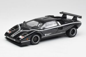 Lamborghini Countach LP500S Melns Kyosho 1:18 08326K Metāls